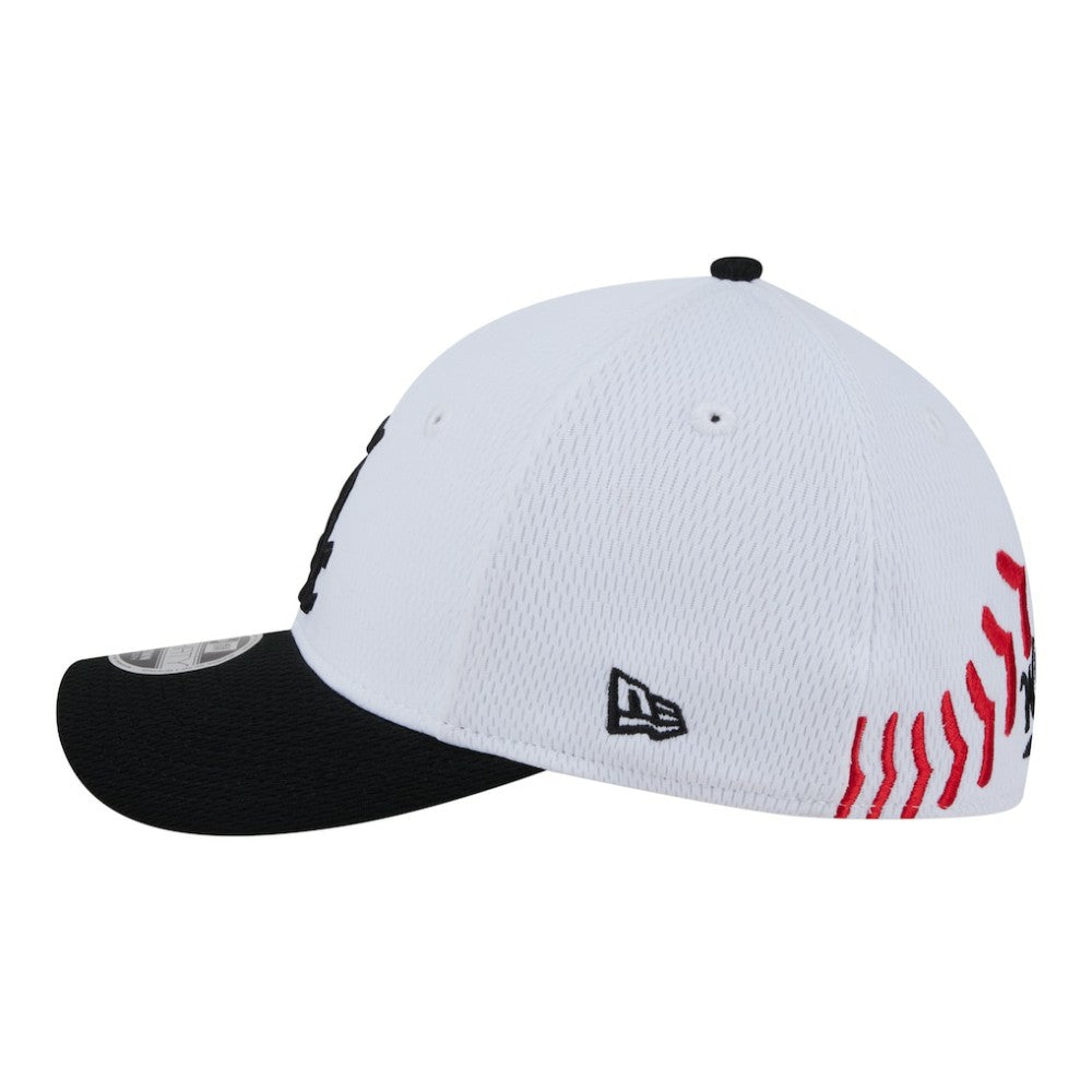 Chicago White Sox New Era Youth Baseball 39THIRTY M-Crown Flex Hat - White/Black - New Era Discount