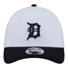 Detroit Tigers New Era Youth Baseball 39THIRTY M-Crown Flex Hat - White/Navy - New Era Sale