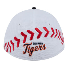 Detroit Tigers New Era Youth Baseball 39THIRTY M-Crown Flex Hat - White/Navy - New Era Sale