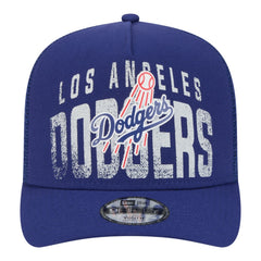 Los Angeles Dodgers New Era Youth Logo Fade A-Frame 9FIFTY Snapback Hat - Royal - New Era Discount