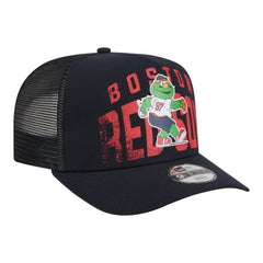Boston Red Sox New Era Youth Logo Fade A-Frame 9FIFTY Snapback Hat - Navy - New Era Sale