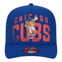 Chicago Cubs New Era Youth Logo Fade A-Frame 9FIFTY Snapback Hat - Royal - New Era Sale