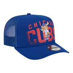 Chicago Cubs New Era Youth Logo Fade A-Frame 9FIFTY Snapback Hat - Royal - New Era Sale