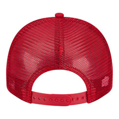Cincinnati Reds New Era Youth Logo Fade A-Frame 9FIFTY Snapback Hat - Red - New Era on Sale