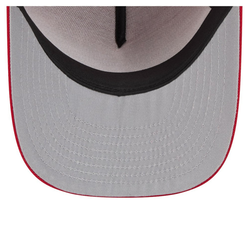 Cincinnati Reds New Era Youth Logo Fade A-Frame 9FIFTY Snapback Hat - Red - New Era on Sale