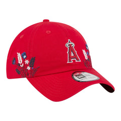 Los Angeles Angels New Era Women's Wildflower Casual Classic Adjustable Hat - Red - New Era Online