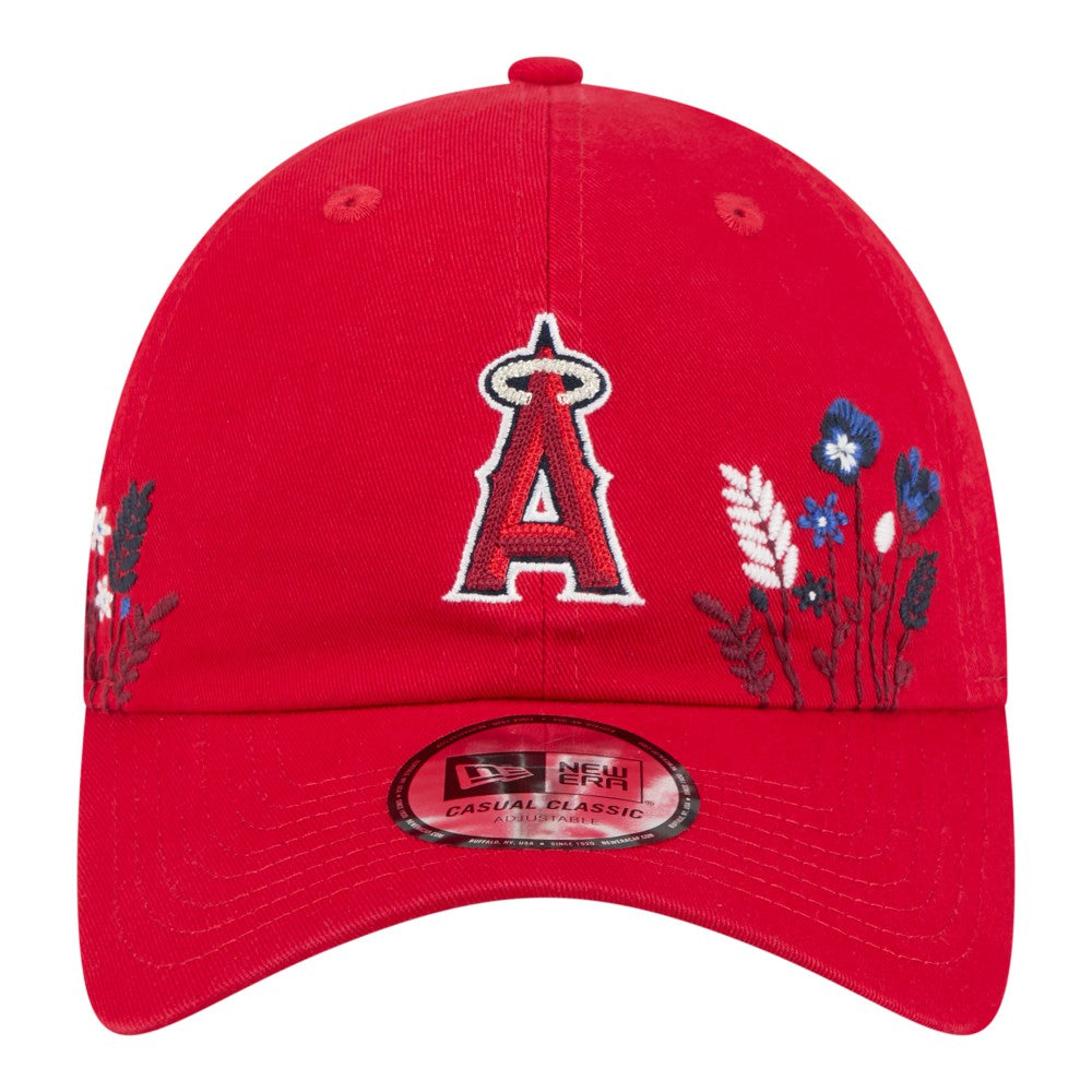 Los Angeles Angels New Era Women's Wildflower Casual Classic Adjustable Hat - Red - New Era Online