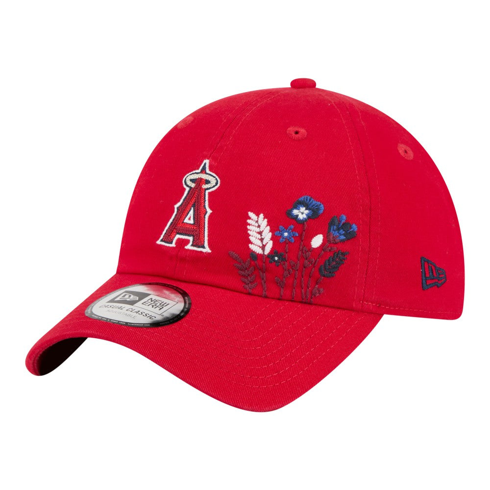 Los Angeles Angels New Era Women's Wildflower Casual Classic Adjustable Hat - Red - New Era Online