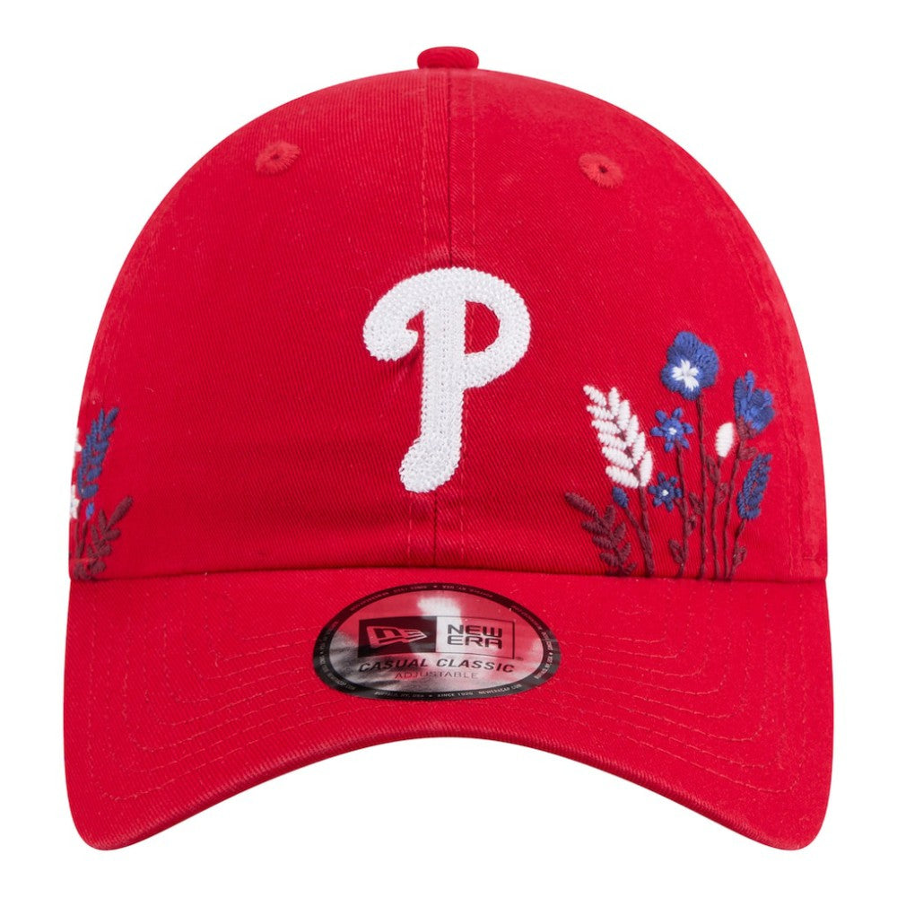 Philadelphia Phillies New Era Women's Wildflower Casual Classic Adjustable Hat - Red - New Era Sale