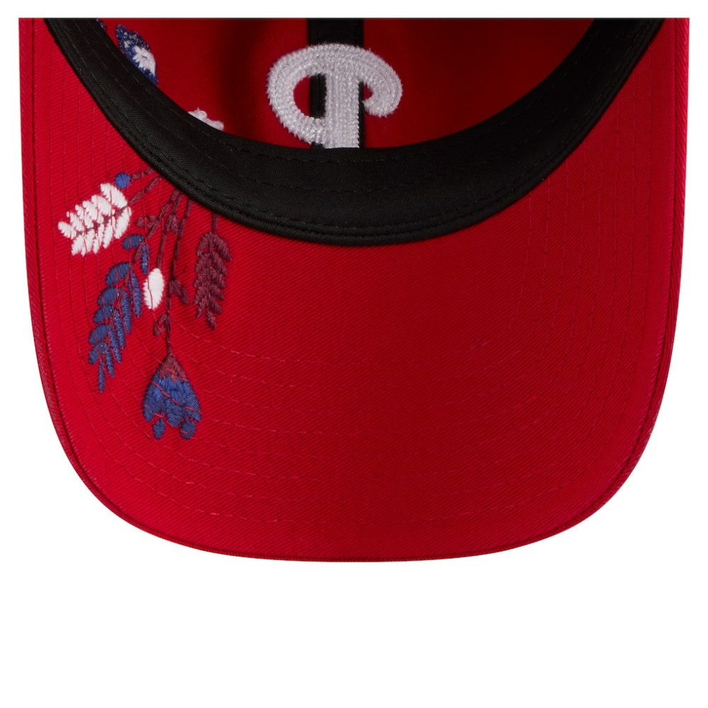 Philadelphia Phillies New Era Women's Wildflower Casual Classic Adjustable Hat - Red - New Era Sale