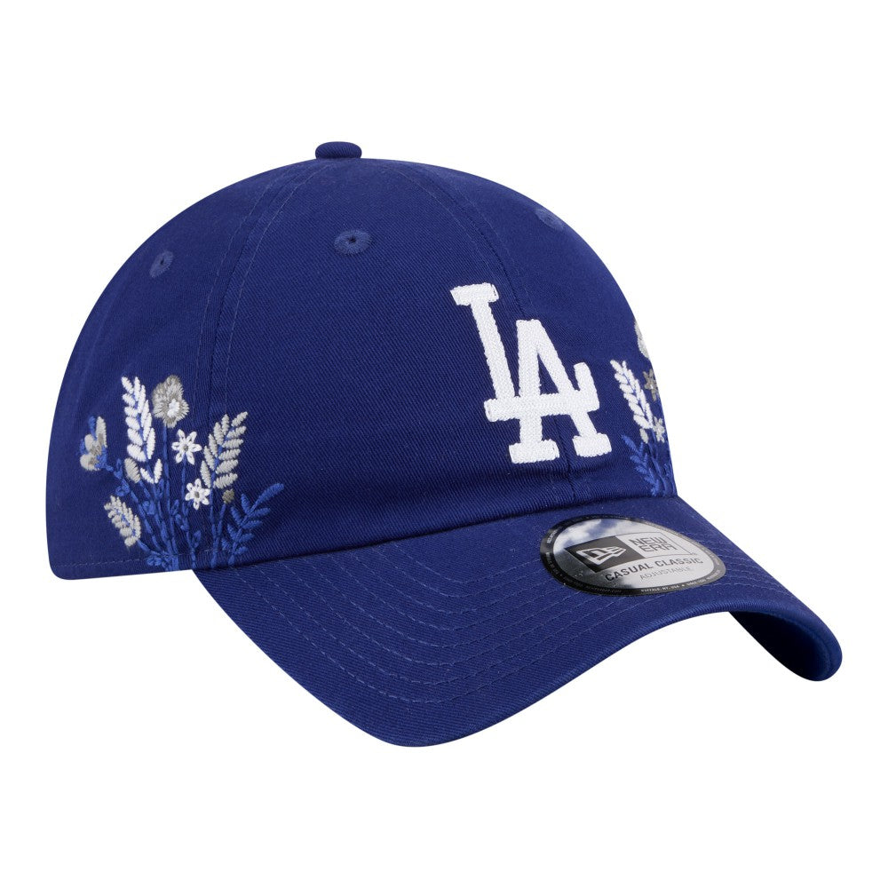 Los Angeles Dodgers New Era Women's Wildflower Casual Classic Adjustable Hat - Royal - New Era Sale