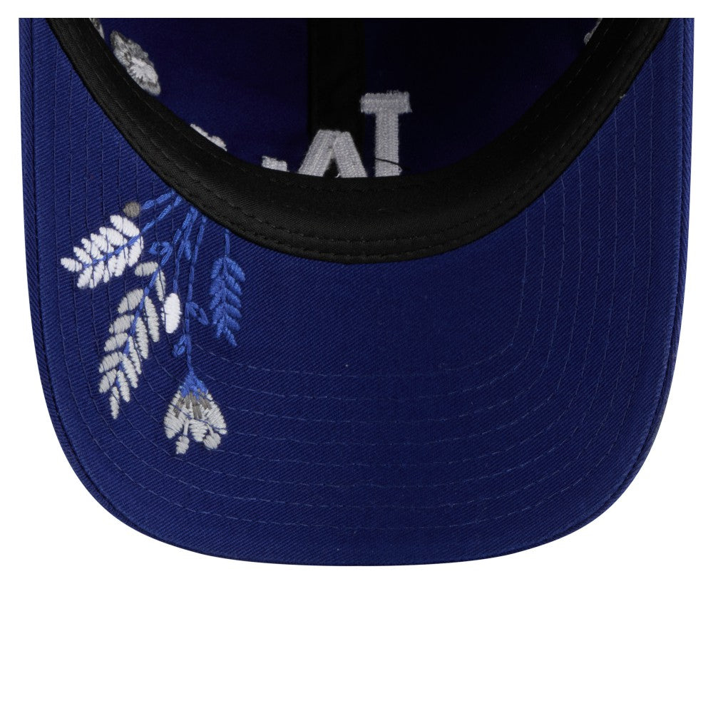 Los Angeles Dodgers New Era Women's Wildflower Casual Classic Adjustable Hat - Royal - New Era Sale