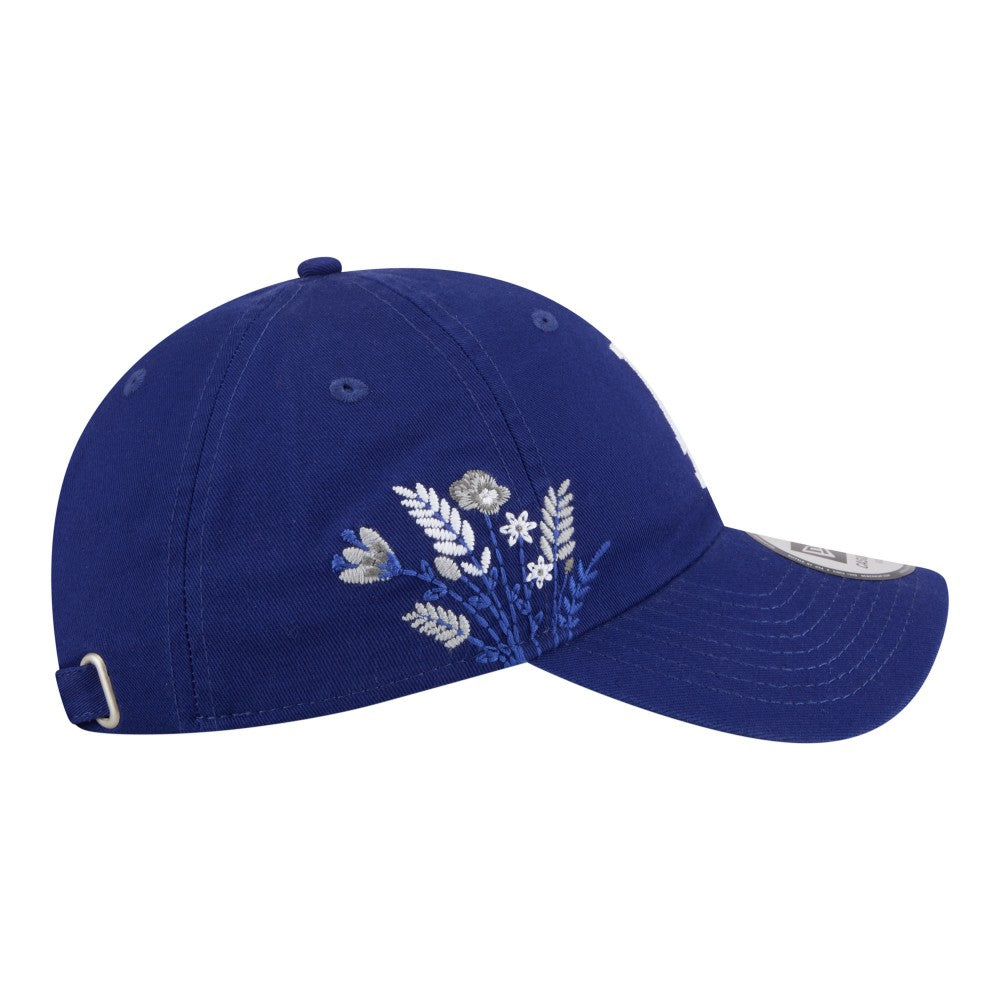 Los Angeles Dodgers New Era Women's Wildflower Casual Classic Adjustable Hat - Royal - New Era Sale