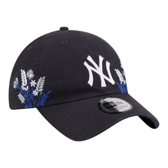 New York Yankees New Era Women's Wildflower Casual Classic Adjustable Hat - Navy - New Era on Sale