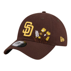 San Diego Padres New Era Women's Wildflower Casual Classic Adjustable Hat - Brown - New Era on Sale