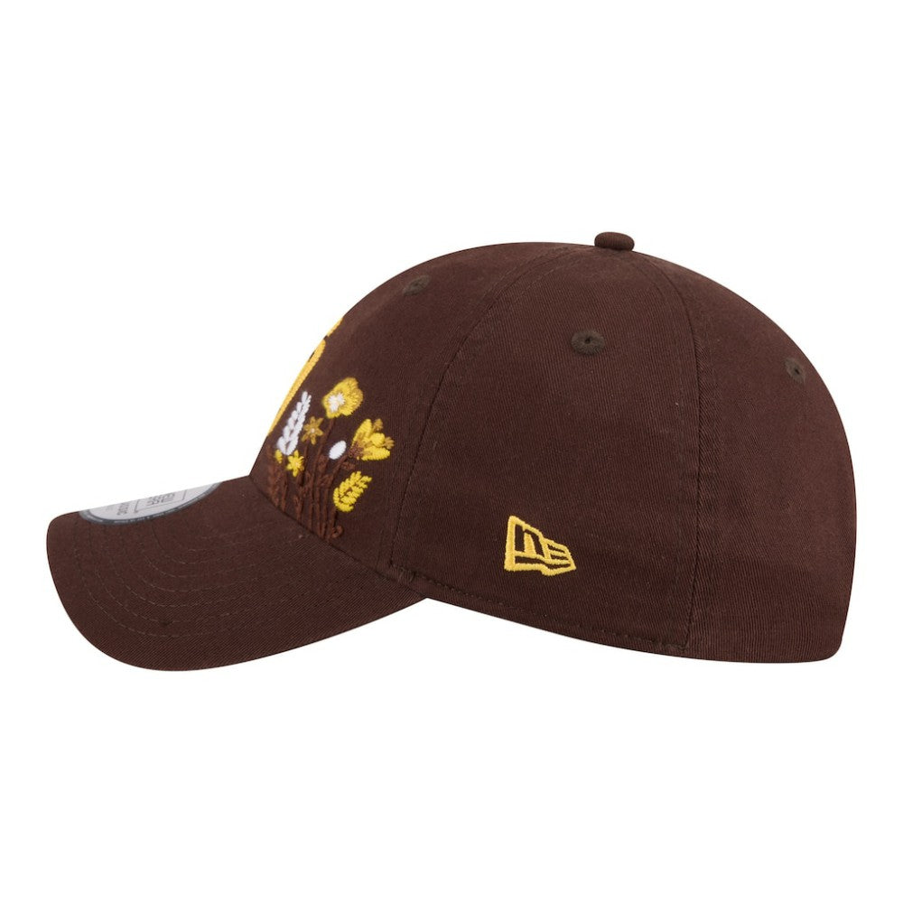 San Diego Padres New Era Women's Wildflower Casual Classic Adjustable Hat - Brown - New Era on Sale