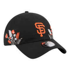 San Francisco Giants New Era Women's Wildflower Casual Classic Adjustable Hat - Black - New Era on Sale