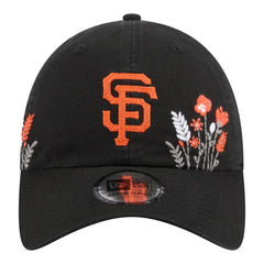 San Francisco Giants New Era Women's Wildflower Casual Classic Adjustable Hat - Black - New Era on Sale