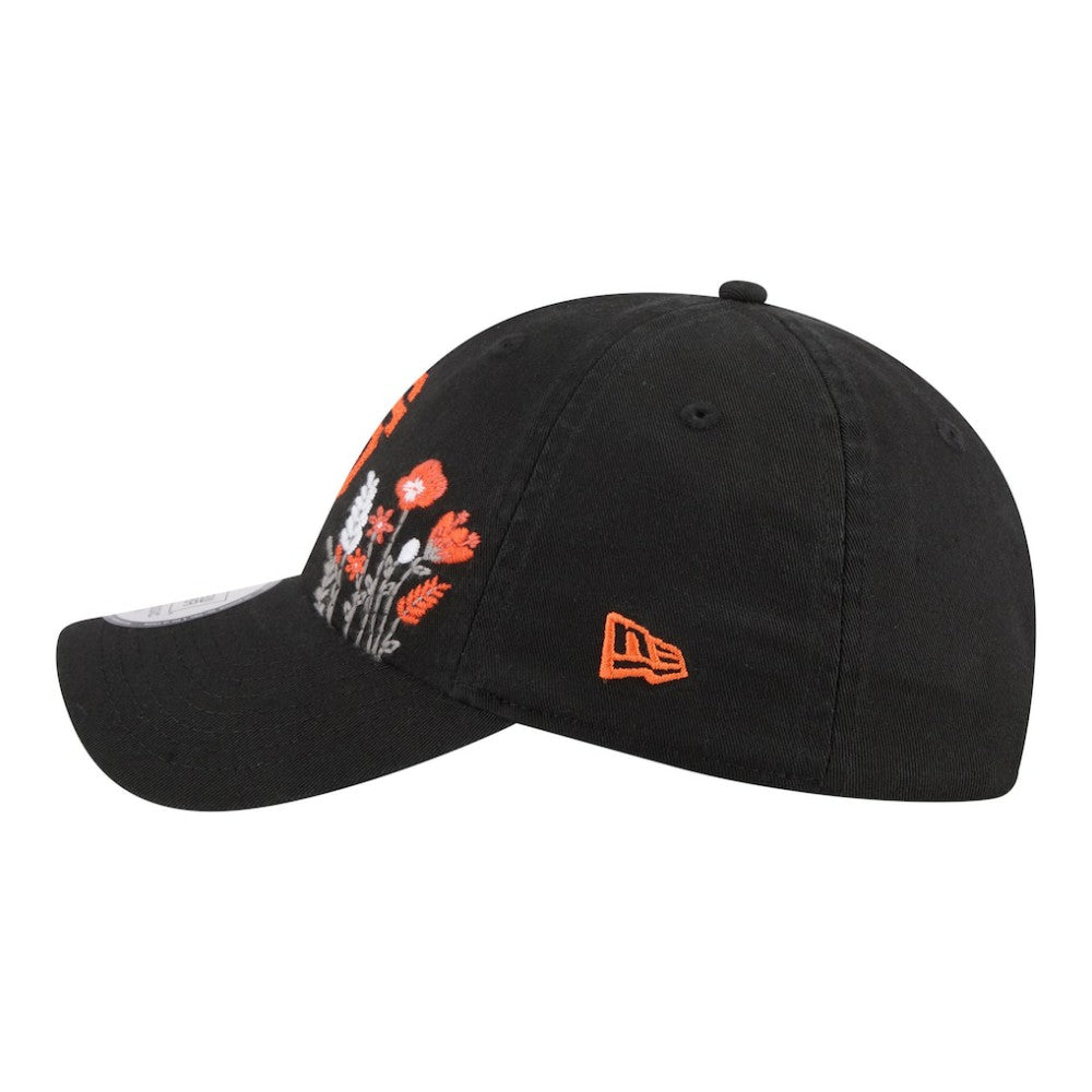 San Francisco Giants New Era Women's Wildflower Casual Classic Adjustable Hat - Black - New Era on Sale