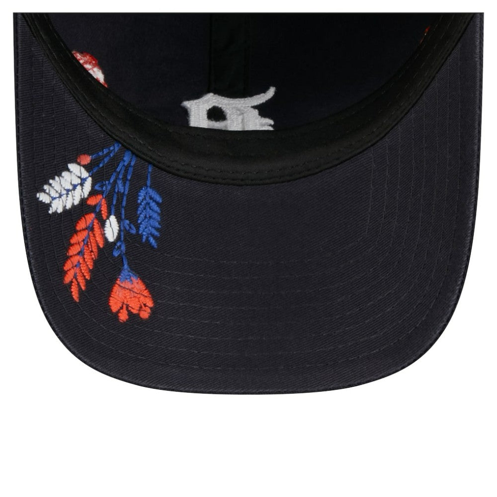 Detroit Tigers New Era Women's Wildflower Casual Classic Adjustable Hat - Navy - New Era Discount