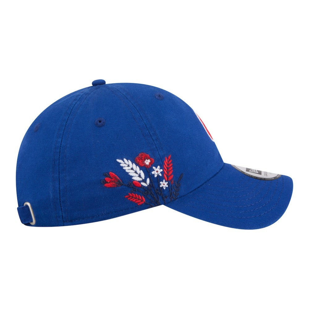 Chicago Cubs New Era Women's Wildflower Casual Classic Adjustable Hat - Royal - New Era Sale