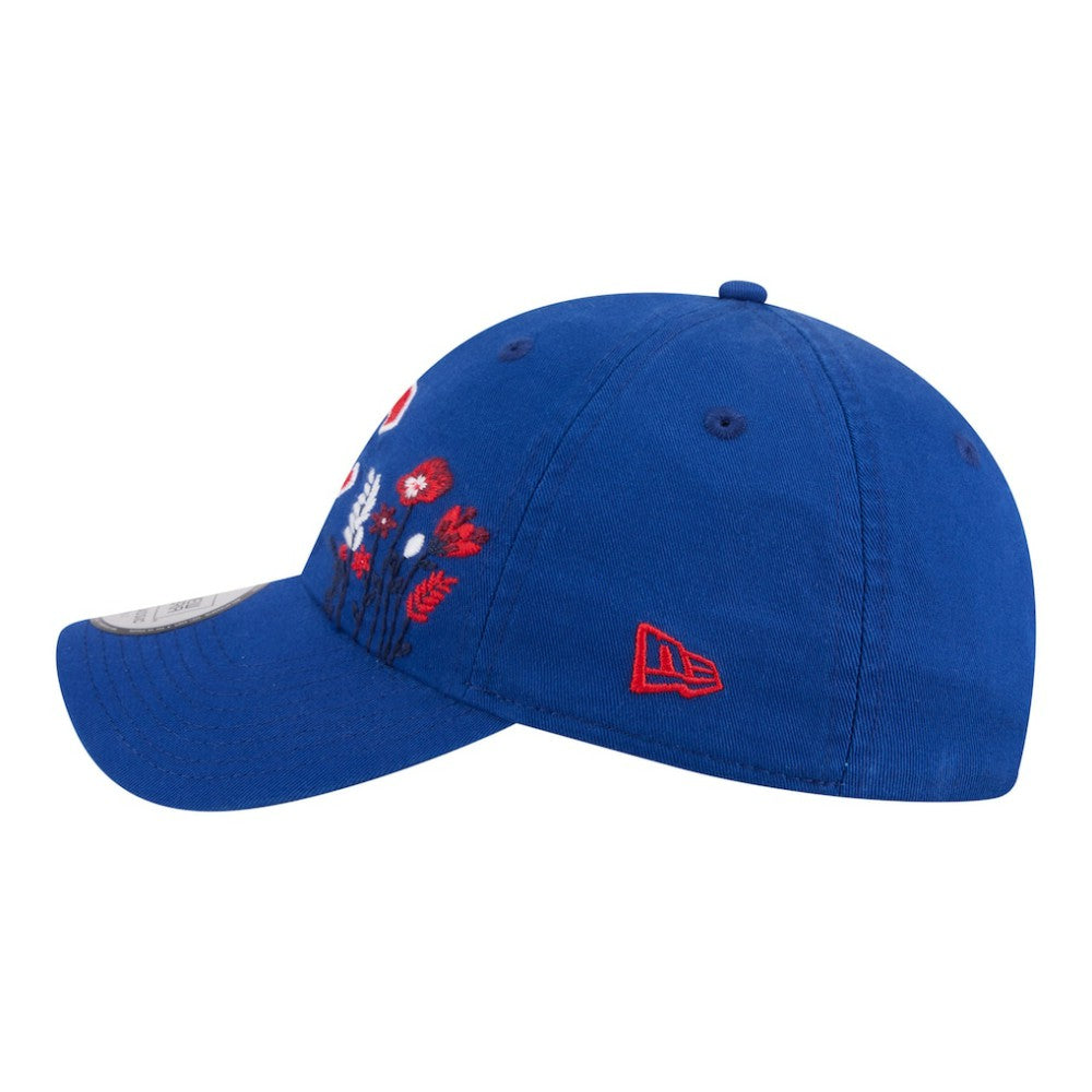 Chicago Cubs New Era Women's Wildflower Casual Classic Adjustable Hat - Royal - New Era Sale