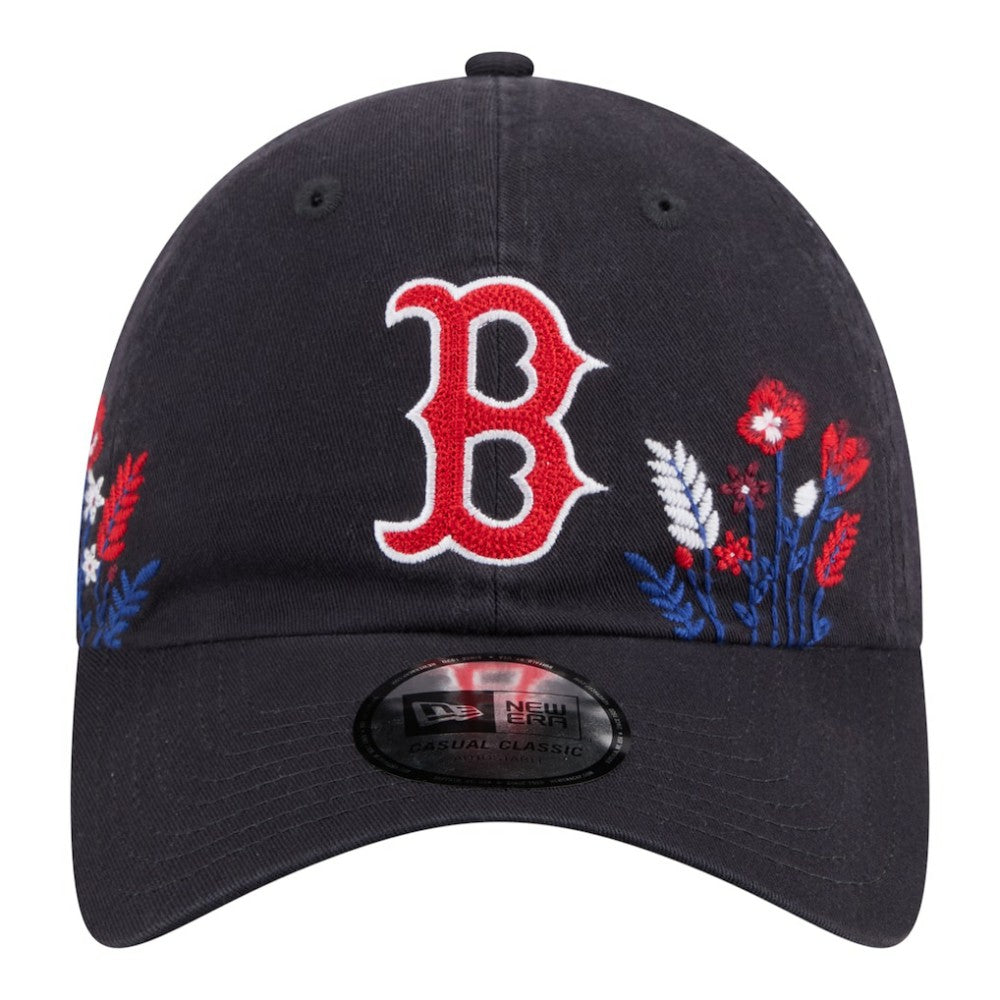Boston Red Sox New Era Women's Wildflower Casual Classic Adjustable Hat - Navy - New Era on Sale