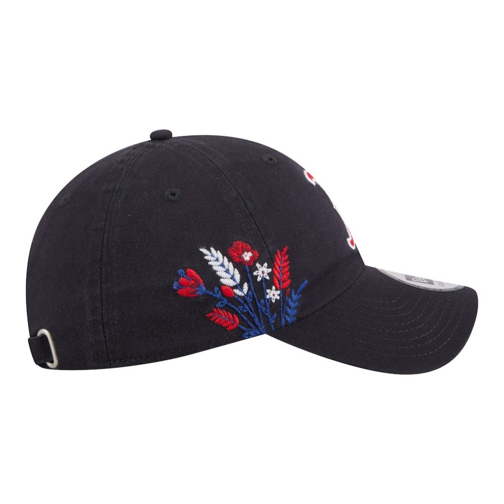 Boston Red Sox New Era Women's Wildflower Casual Classic Adjustable Hat - Navy - New Era on Sale