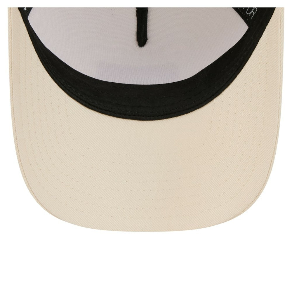 New York Mets New Era Women's Tonal Patch 9FORTY M-Crown A-Frame Trucker Adjustable Hat - Light Beige - New Era Online