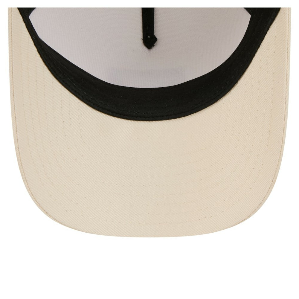 Philadelphia Phillies New Era Women's Tonal Patch 9FORTY M-Crown A-Frame Trucker Adjustable Hat - Light Beige - New Era Discount