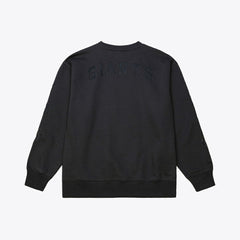 San Francisco Giants Mitchell & Ness Phantom Fleece Crewneck Sweatshirt - Black - Mitchell & Ness Discount