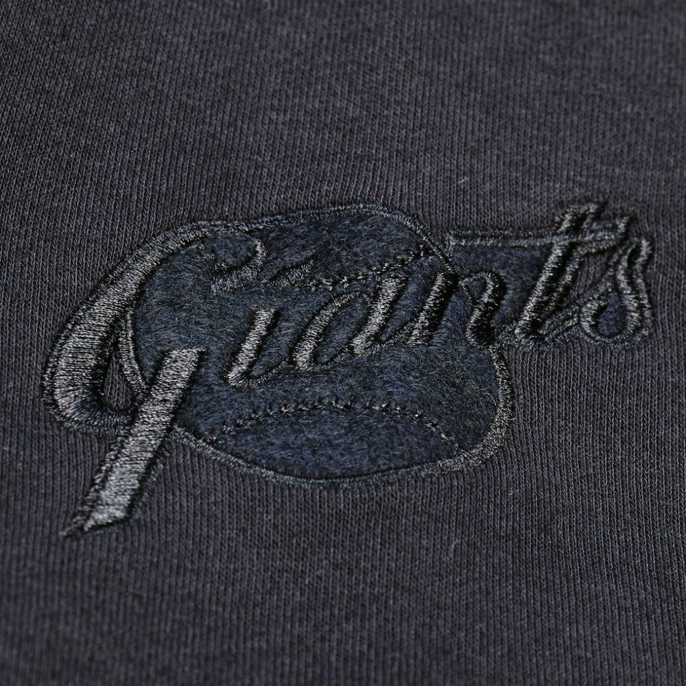 San Francisco Giants Mitchell & Ness Phantom Fleece Crewneck Sweatshirt - Black - Mitchell & Ness Discount