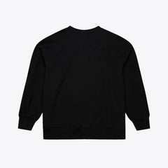 Chicago Cubs Mitchell & Ness Phantom Fleece Crewneck Sweatshirt - Black - Mitchell & Ness Online