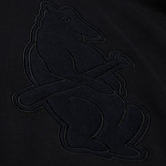 Chicago Cubs Mitchell & Ness Phantom Fleece Crewneck Sweatshirt - Black - Mitchell & Ness Online