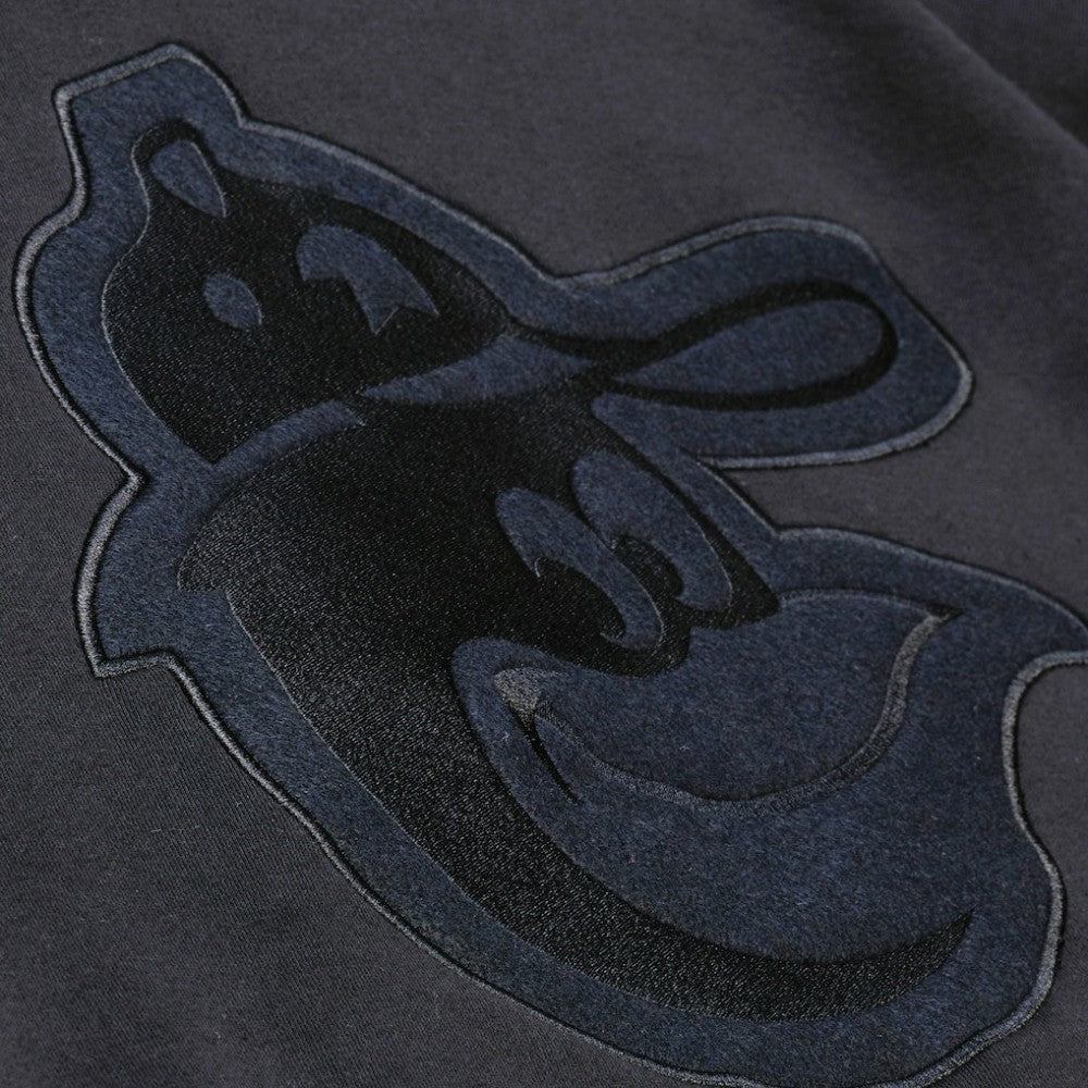 Baltimore Orioles Mitchell & Ness Phantom Fleece Crewneck Sweatshirt - Black - Mitchell & Ness Sale