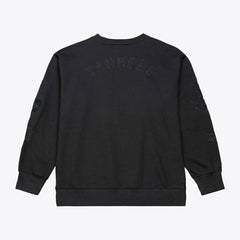 New York Yankees Mitchell & Ness Phantom Fleece Crewneck Sweatshirt - Black - Mitchell & Ness Sale