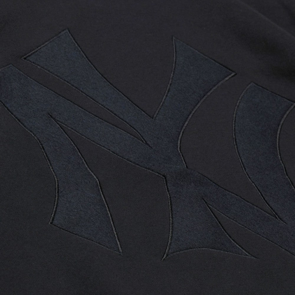 New York Yankees Mitchell & Ness Phantom Fleece Crewneck Sweatshirt - Black - Mitchell & Ness Sale