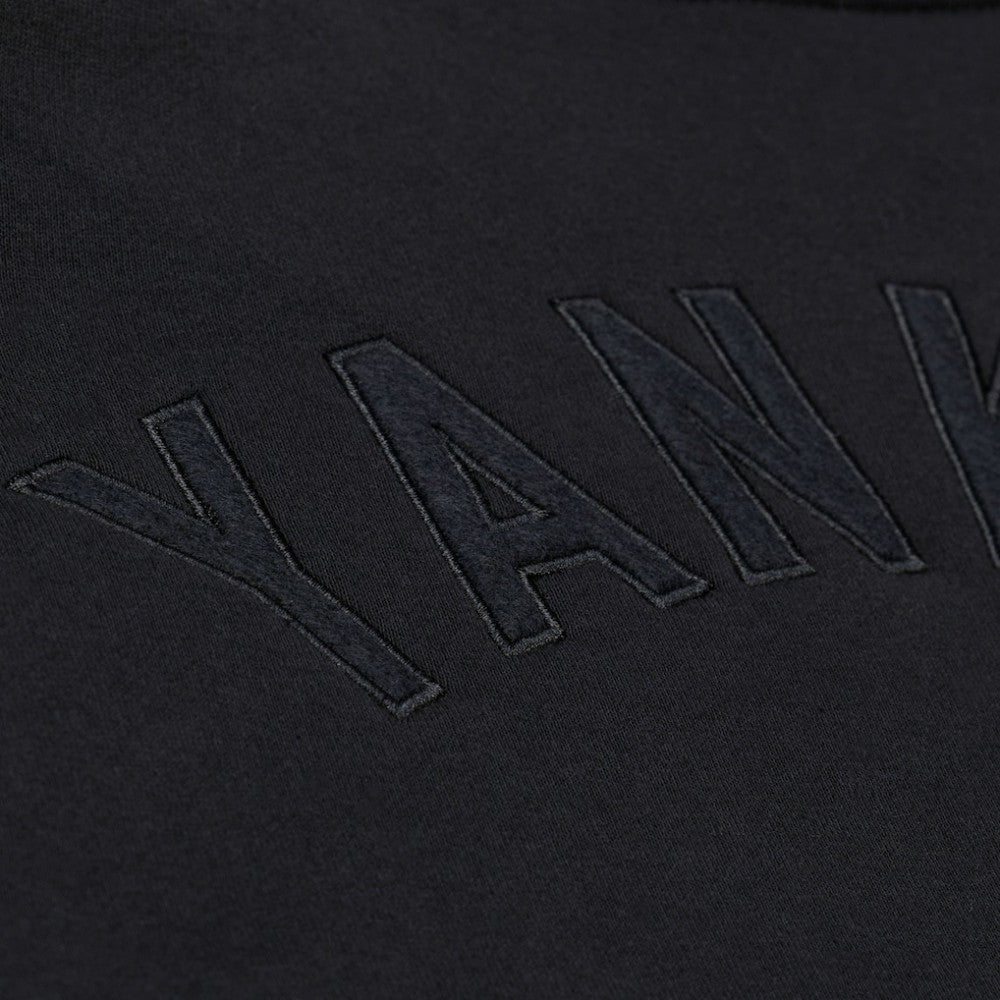 New York Yankees Mitchell & Ness Phantom Fleece Crewneck Sweatshirt - Black - Mitchell & Ness Sale