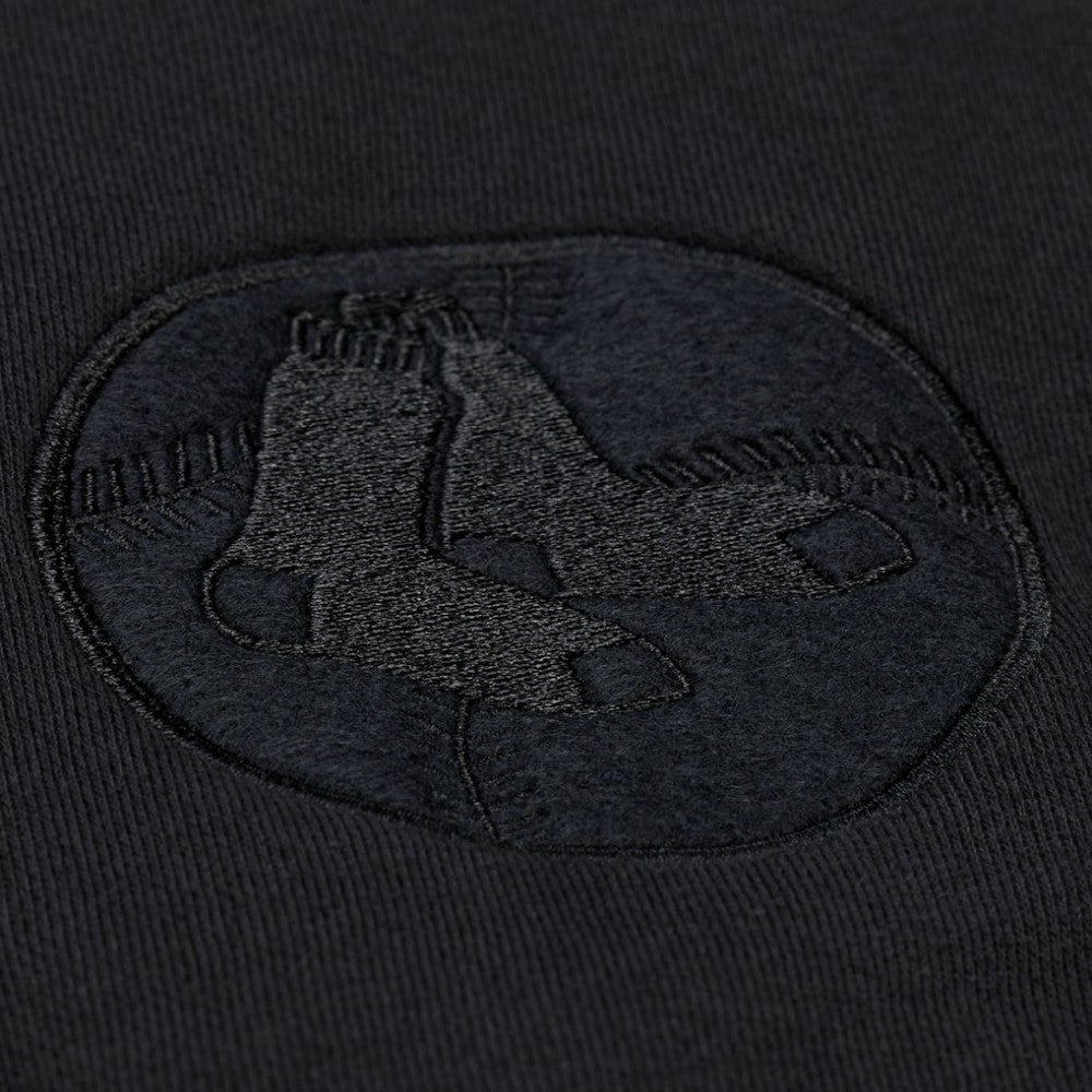 Boston Red Sox Mitchell & Ness Phantom Fleece Crewneck Sweatshirt - Black - Mitchell & Ness Discount