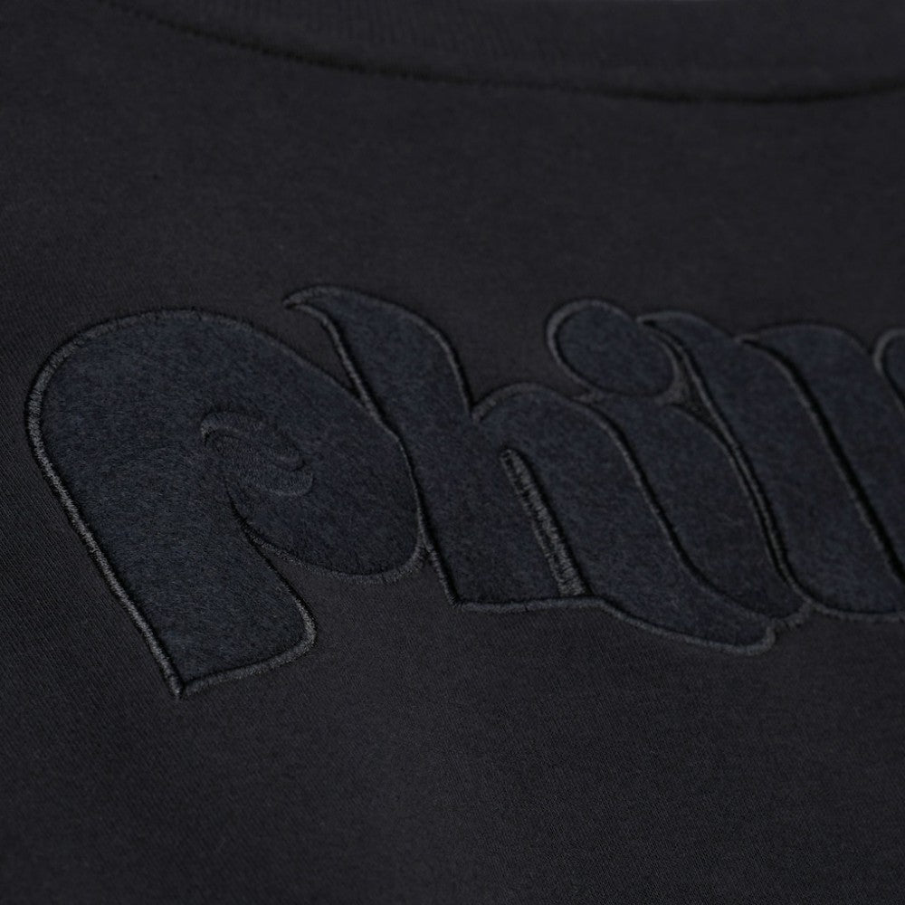 Philadelphia Phillies Mitchell & Ness Phantom Fleece Crewneck Sweatshirt - Black - Mitchell & Ness Lifestyle