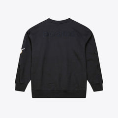 San Diego Padres Mitchell & Ness Phantom Fleece Crewneck Sweatshirt - Black - Mitchell & Ness on Sale