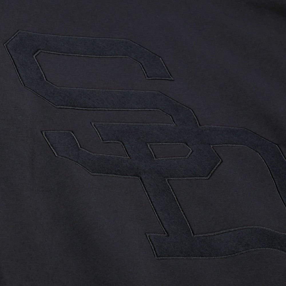 San Diego Padres Mitchell & Ness Phantom Fleece Crewneck Sweatshirt - Black - Mitchell & Ness on Sale