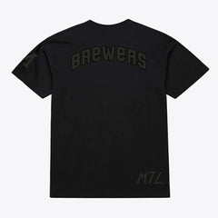Milwaukee Brewers Mitchell & Ness Cooperstown Collection Phantom T-Shirt - Black - Mitchell & Ness on Sale
