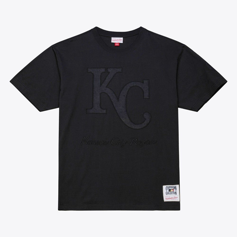 Kansas City Royals Mitchell & Ness Cooperstown Collection Phantom T-Shirt - Black - Mitchell & Ness on Sale