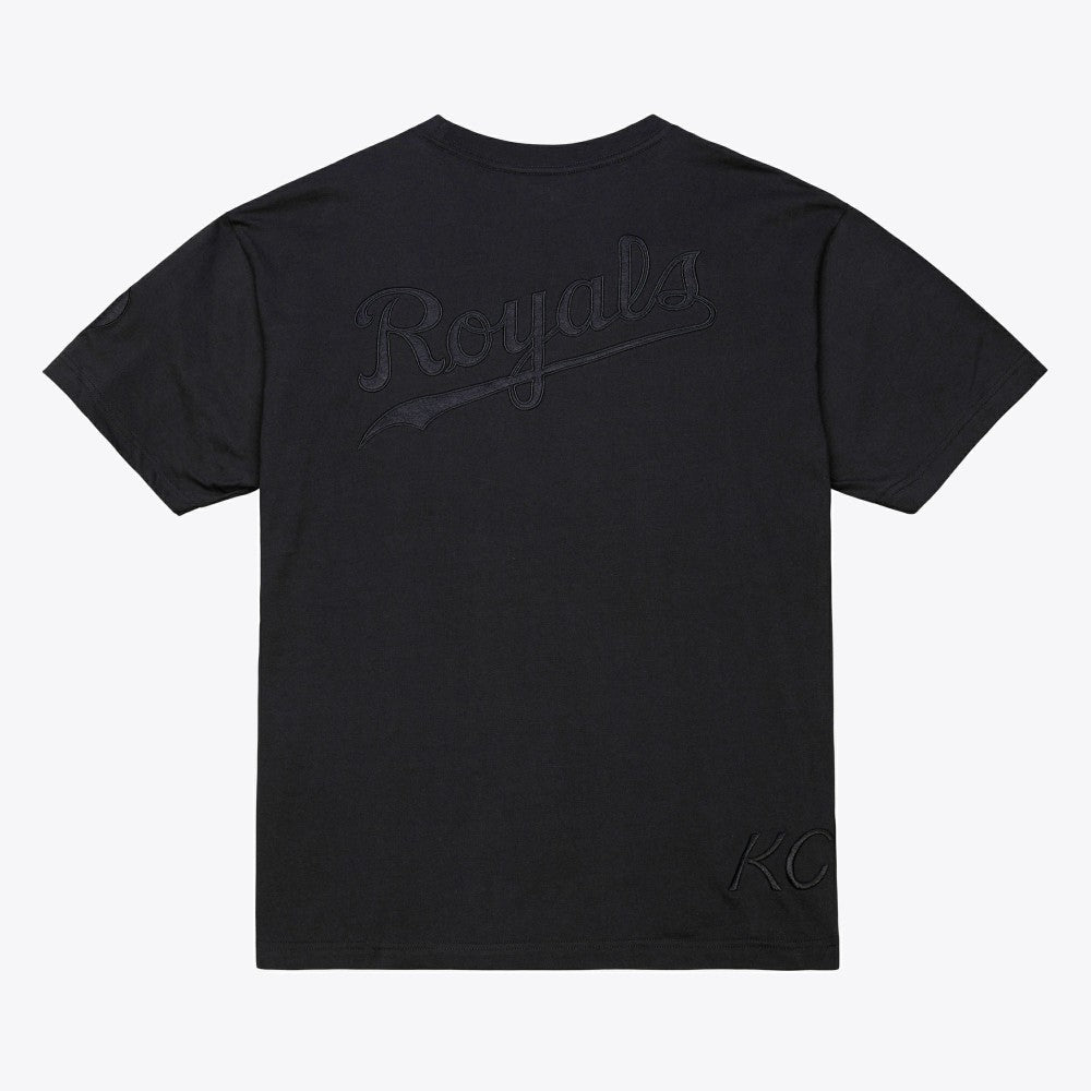 Kansas City Royals Mitchell & Ness Cooperstown Collection Phantom T-Shirt - Black - Mitchell & Ness on Sale