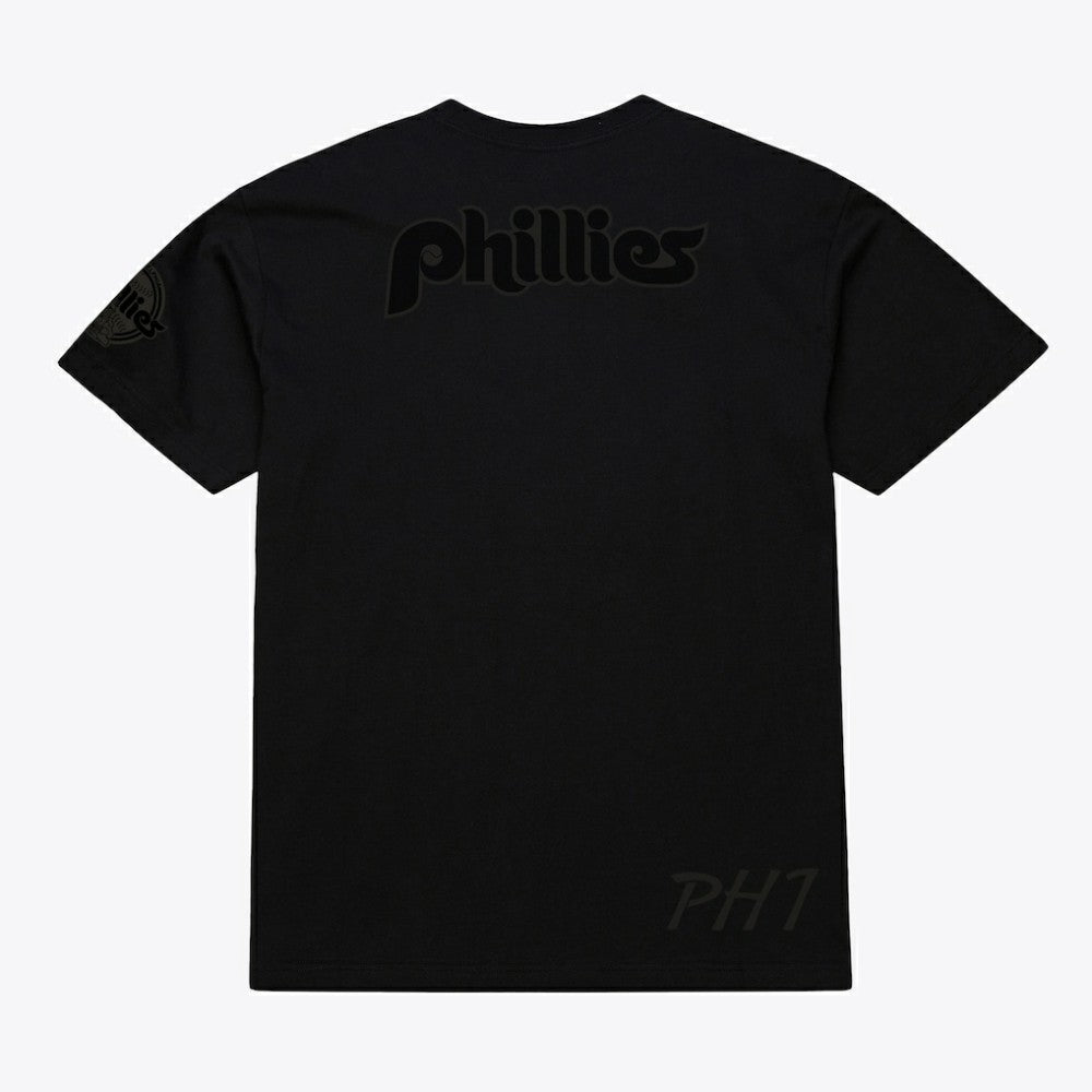 Philadelphia Phillies Mitchell & Ness Cooperstown Collection Phantom T-Shirt - Black - Mitchell & Ness Discount