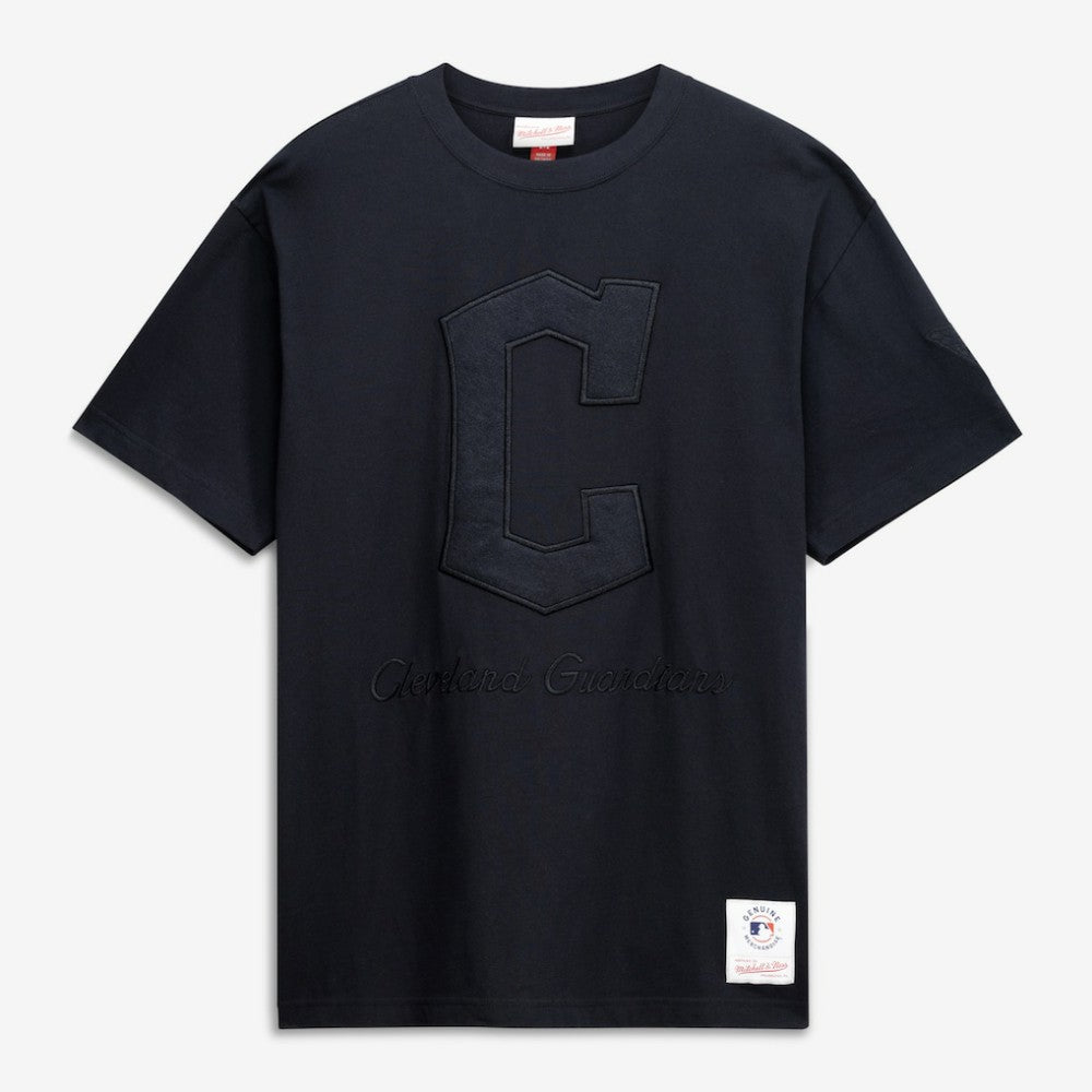 Cleveland Guardians Mitchell & Ness Cooperstown Collection Phantom T-Shirt - Black - Mitchell & Ness Discount