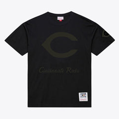 Cincinnati Reds Mitchell & Ness Cooperstown Collection Phantom T-Shirt - Black - Mitchell & Ness Sale