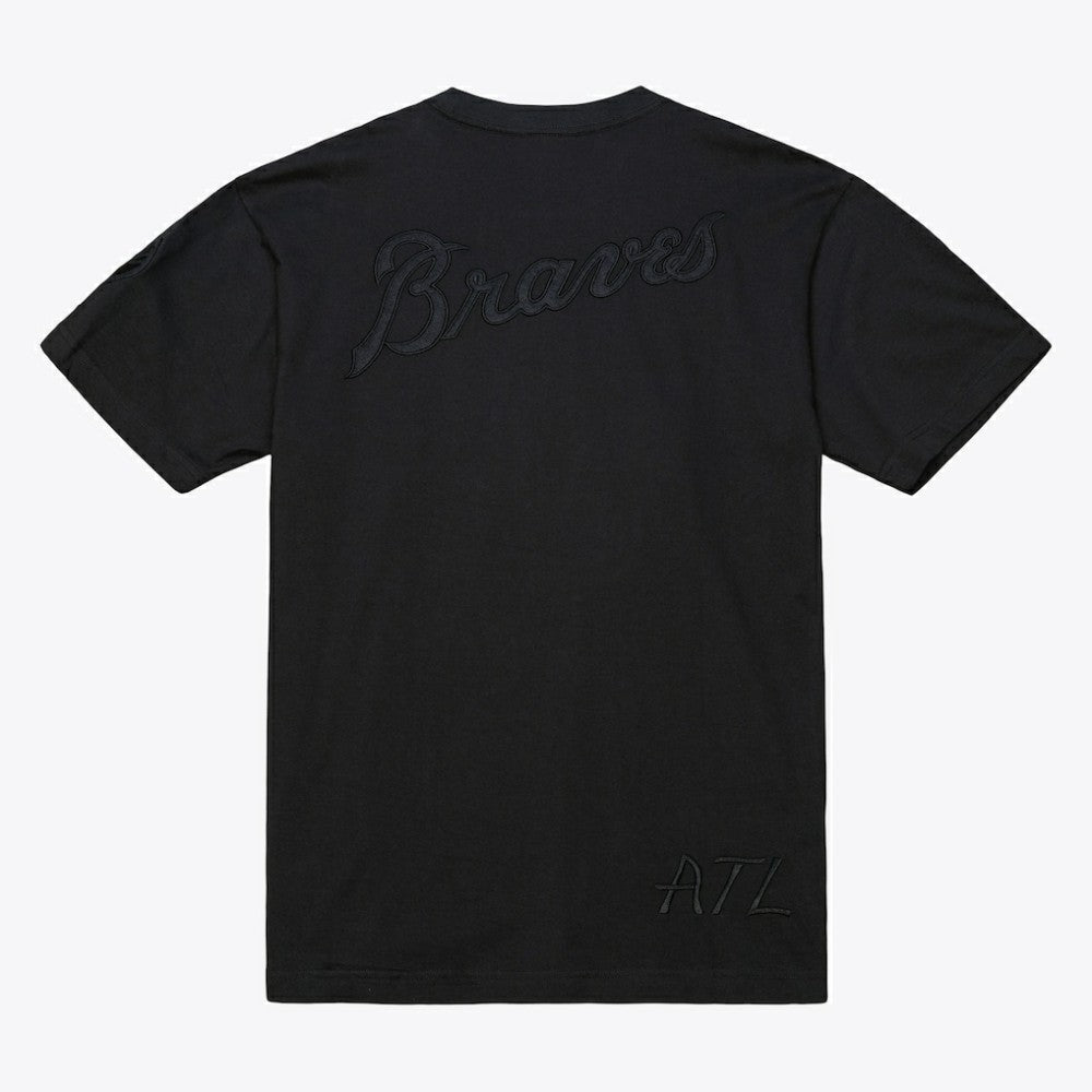 Atlanta Braves Mitchell & Ness Cooperstown Collection Phantom T-Shirt - Black - Mitchell & Ness Sale