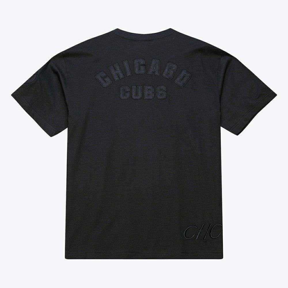 Chicago Cubs Mitchell & Ness Cooperstown Collection Phantom T-Shirt - Black - Mitchell & Ness on Sale